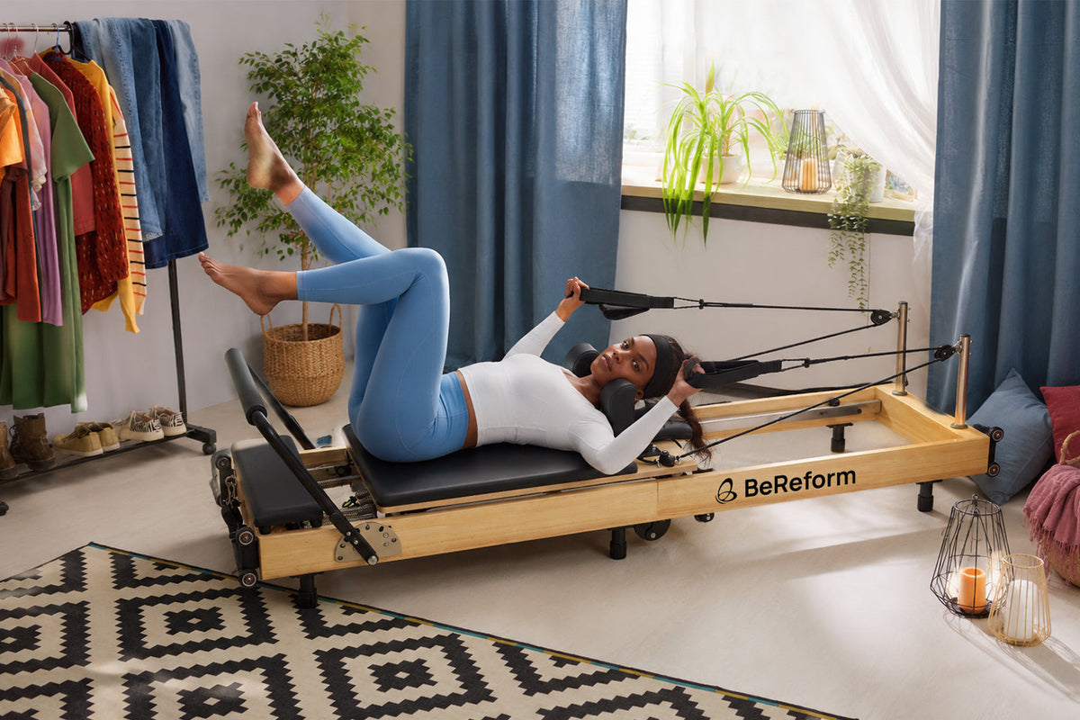 How a Whisper-Quiet Wooden Foldable Pilates Reformer Transforms Apartment Workouts