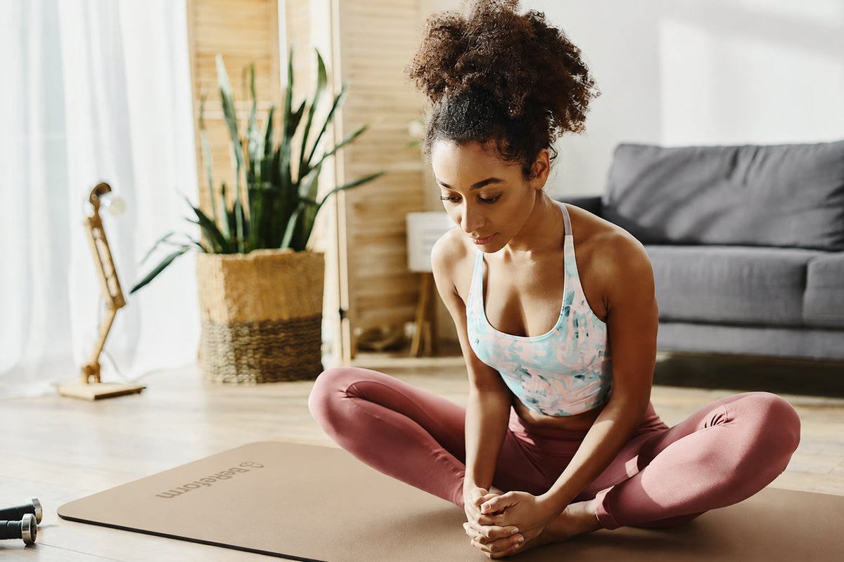 How to Design a Healthy, Pastel Home Gym Around Your Pink PU Yoga Mat
