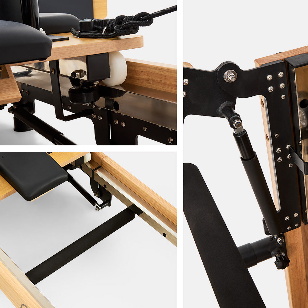 Prime Adjustable Wooden Foldable Pilates Reformer