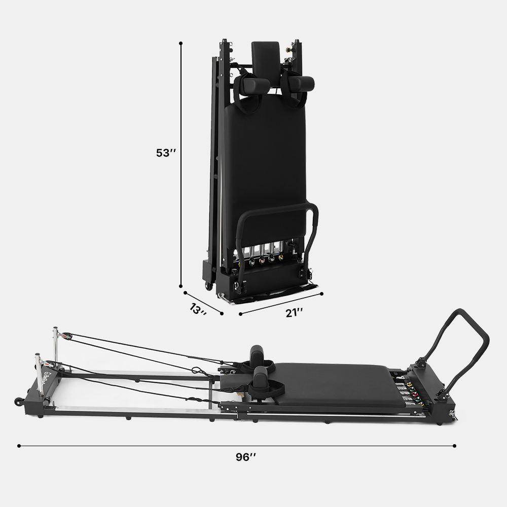 Core Steel Foldable Pilates Reformer for Home