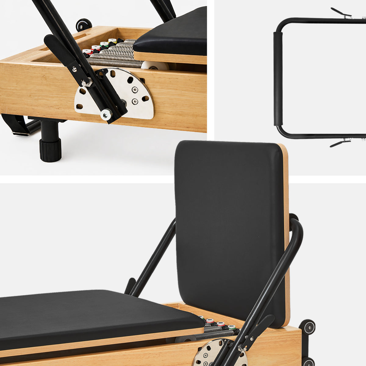 Flow Wooden Foldable Pilates Reformer for Home