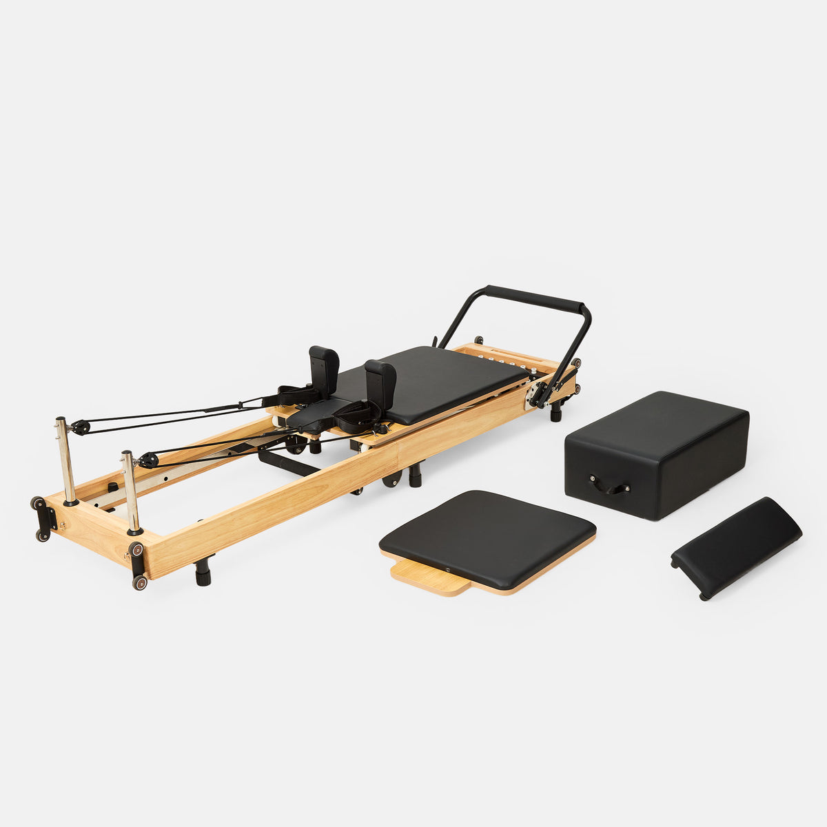 Flow Wooden Foldable Pilates Reformer for Home
