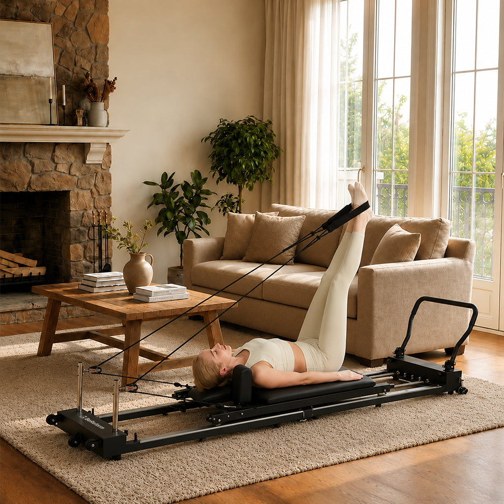 Core Steel Foldable Pilates Reformer for Home