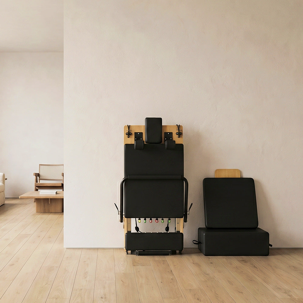 Flow Wooden Foldable Pilates Reformer for Home