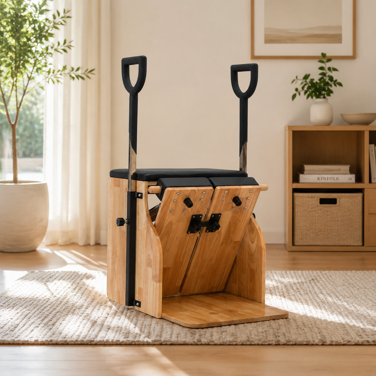 Bereform Rubberwood Frame Pilates Wunda Chair