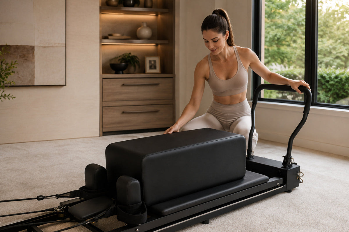 How to Unlock Your Full Pilates Potential in Small Spaces with a Foldable Steel Reformer