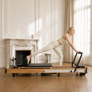 Prime Adjustable Wooden Foldable Pilates Reformer