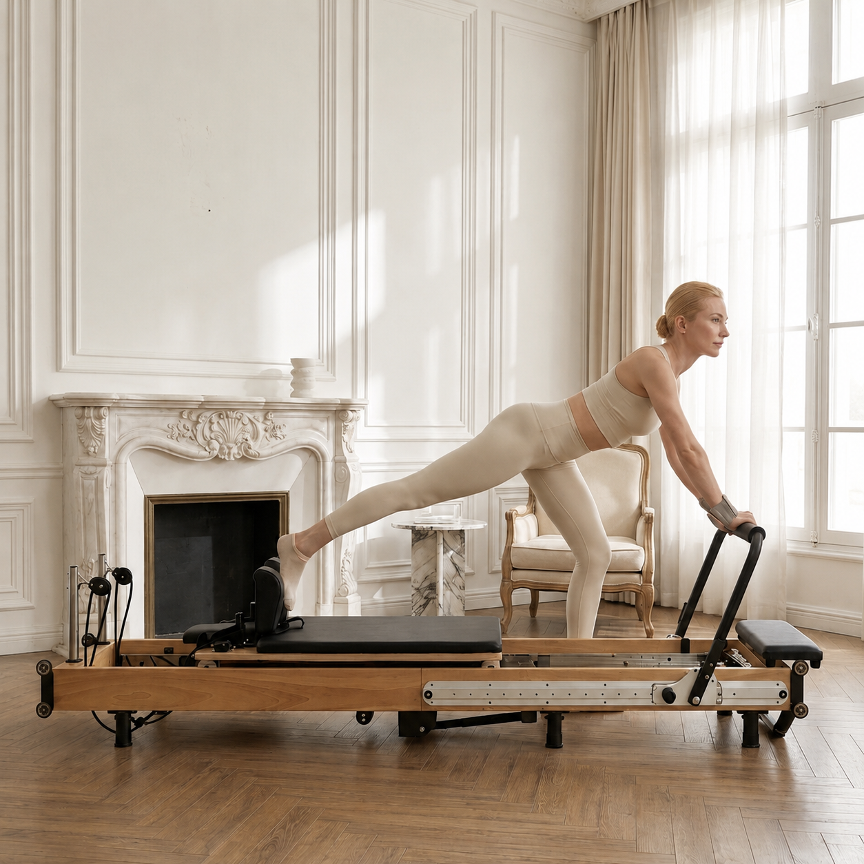 Prime Wooden Foldable Pilates Reformer